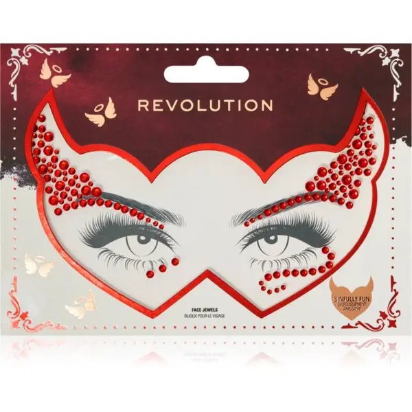Revolution Truly Sinful Face Gems nálepky na obličej 2 g