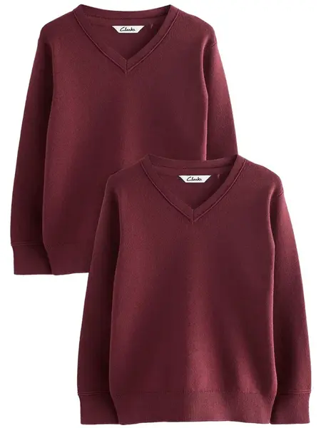 CLARKS Sveter  burgundská
