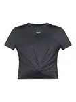 NIKE Funkčné tričko 'One Classic'  čierna / biela