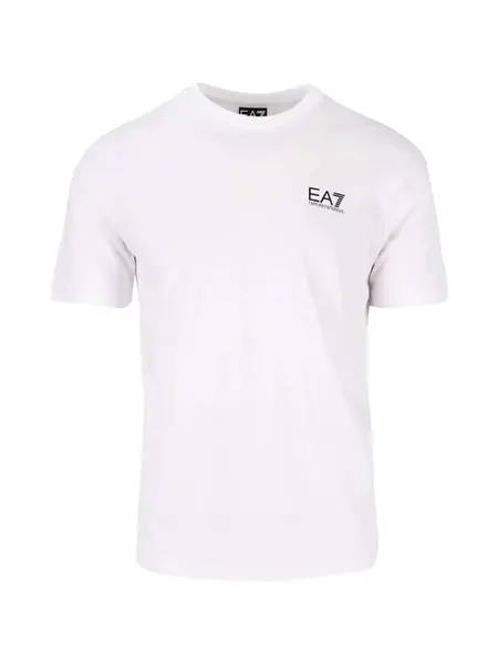 EA7 Emporio Armani Tričko  čierna / biela