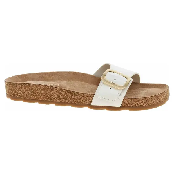 Dámské pantofle Tommy Hilfiger FW0FW09344 YBL Ecru 38
