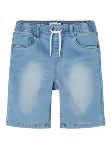 NAME IT Džínsy 'Ryan'  modrá denim / karamelová