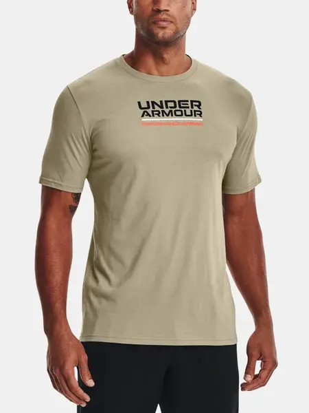 Under Armour Tričko UA WORDMARK SS-GRY - Pánské