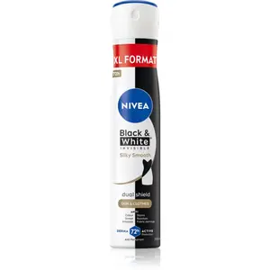 NIVEA Black & White Invisible Silky Smooth antiperspirant v spreji pre ženy 200 ml