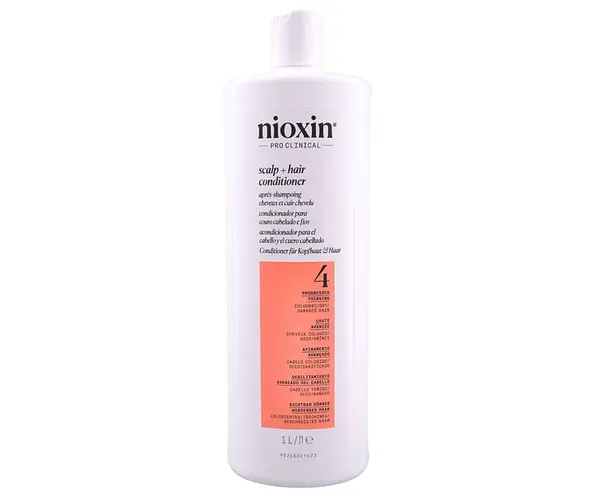 Kondicionér pro silně řídnoucí barvené vlasy Nioxin System 4 Scalp Therapy Conditioner - 1000 ml + dárek zdarma