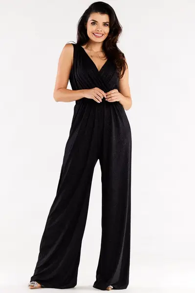 Awama Woman's Jumpsuit A552 Black