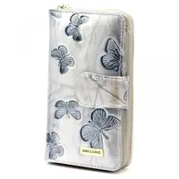 Dámská kožená peněženka krémová - Gregorio Angi