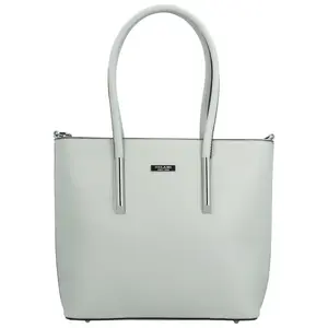 Dámská kabelka na rameno světle šedá - Delami Sweet Em