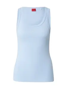 HUGO Top 'Datamia'  svetlomodrá