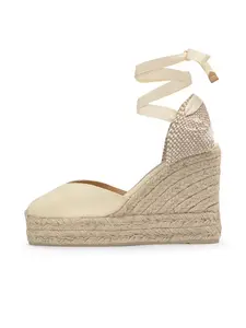 Castañer Espadrilky 'Chiara'  slonová kosť