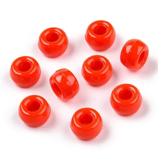 Opaque Plastic Beads