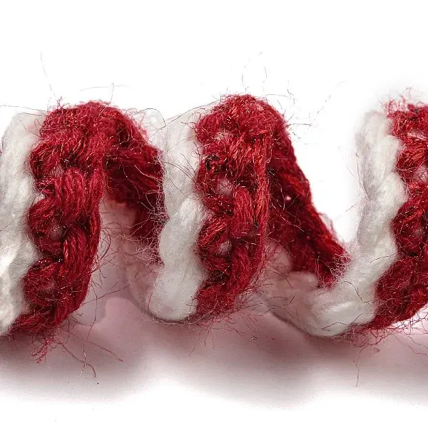 Two Tone Polyester Crochet Lace Trim