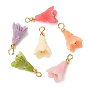 Dyed Synthetic Coral Pendants