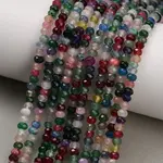 Dyed Natural White Jade Beads Strands