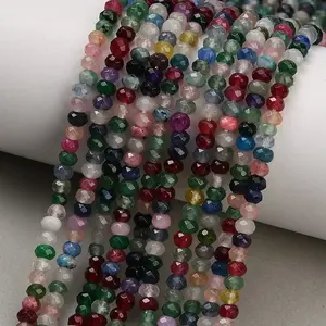 Dyed Natural White Jade Beads Strands