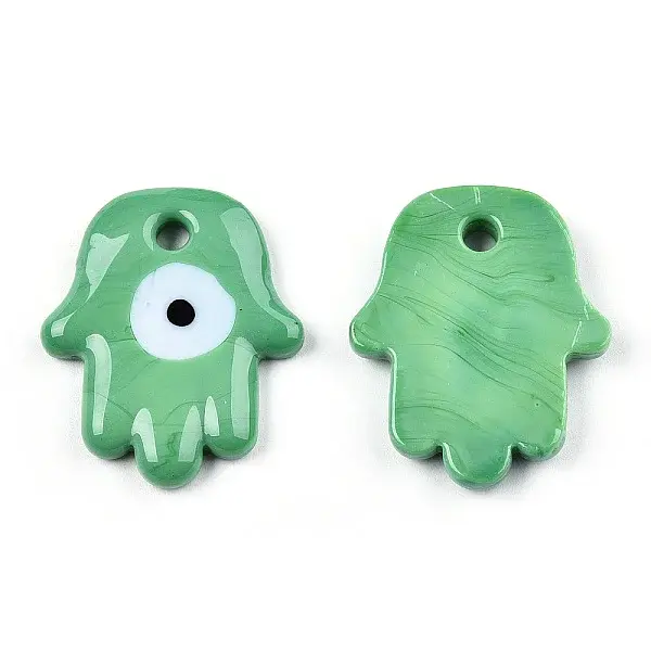 Opaque Handmade Lampwork Pendants