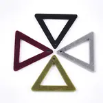 Flocky Acrylic Pendants