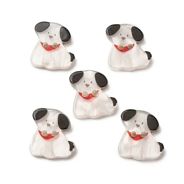 2-Hole Printed Opaque Resin Buttons