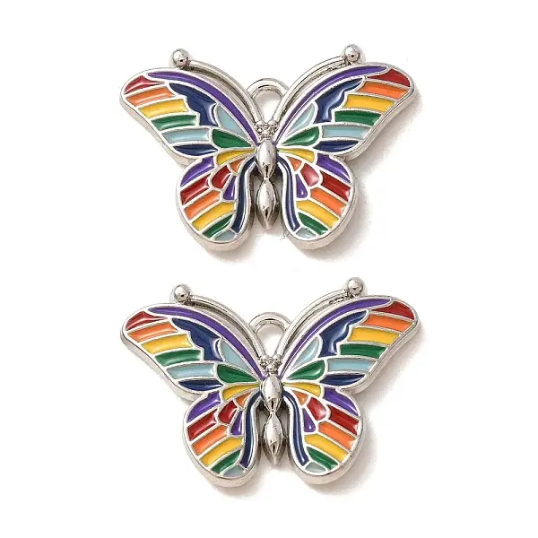 Alloy Enamel Pendants