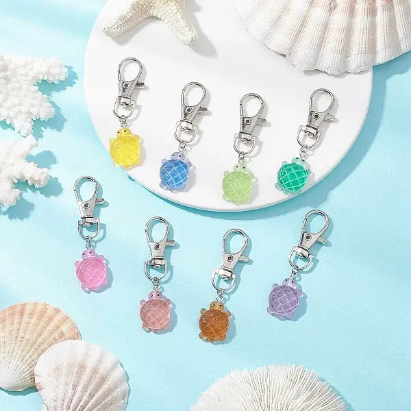 Luminous Turtle Resin Pendant Decorations