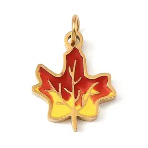 304 Stainless Steel with Enamel Pendants
