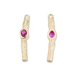Brass Pave Cubic Zirconia Pendants