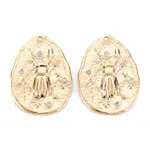 Brass Micro Pave Clear Cubic Zirconia Pendants