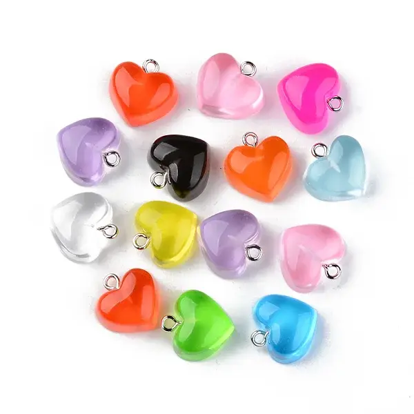 Transparent Resin Pendants
