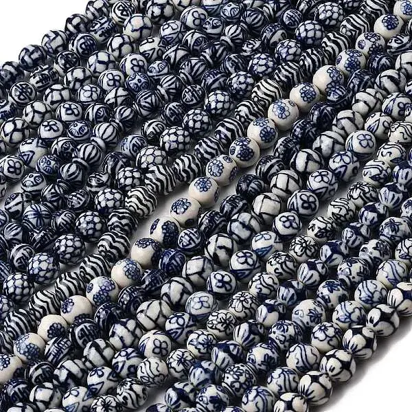 Handmade Porcelain Beads Strand