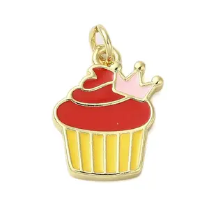 Rack Plating Brass Enamel Pendants