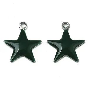 201 Stainless Steel Enamel Charms