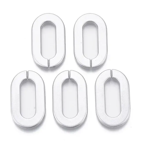 Spray Painted CCB Plastic Linking Rings