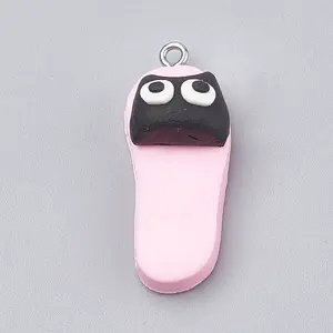 Handmade Polymer Clay Kitten Pendants