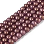 Baking Paint Glass Pearl Beads Strands