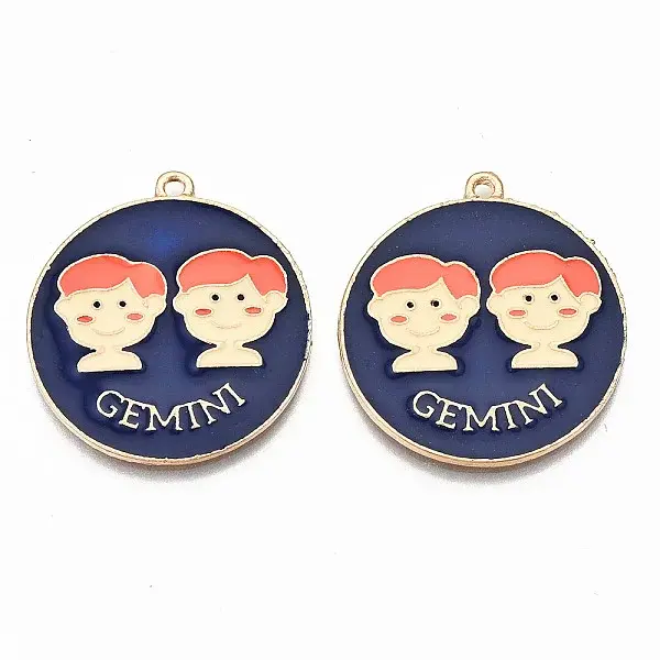 Alloy Enamel Pendants
