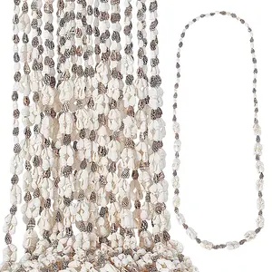 Natural Shell Beaded Long Necklaces for Women