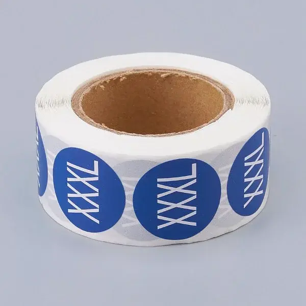 Paper Self-Adhesive Clothing Size Labels