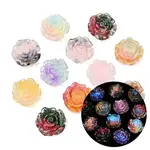 Two Tone Luminous Transparent Resin Beads