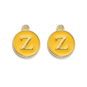 Golden Plated Alloy Enamel Charms