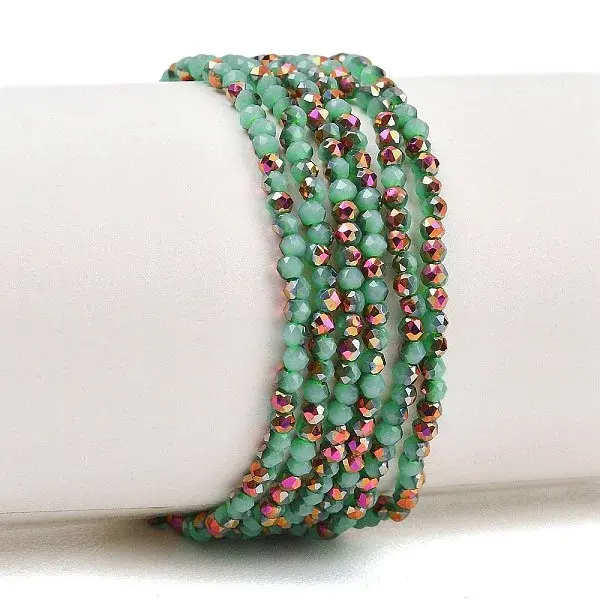 Electroplate Glass Beads Stradns