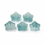 Two Tone Transparent Spray Painted Glass Beads