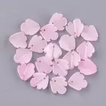 Spray Painted Glass Pendants