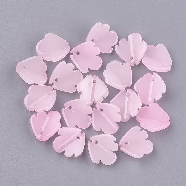 Spray Painted Glass Pendants