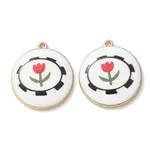 Plating Eco-Friendly Printed Alloy Pendants