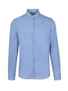 Scalpers Košeľa  modrá denim