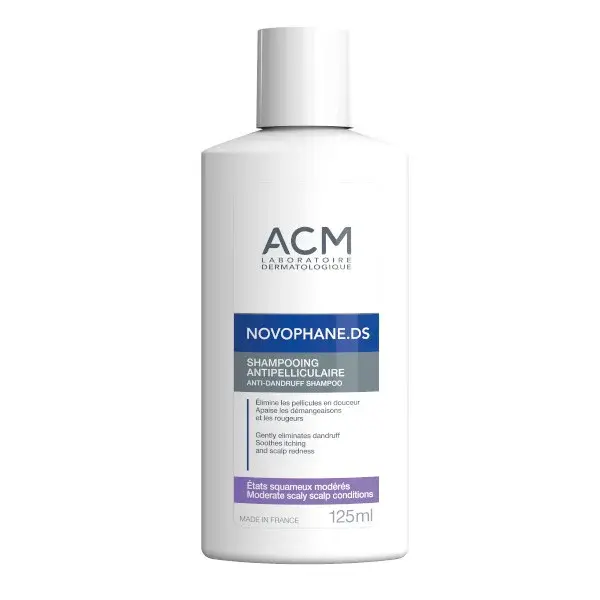 ACM Šampon proti lupům Novophane DS (Anti-Dandruff Shampoo) 125 ml