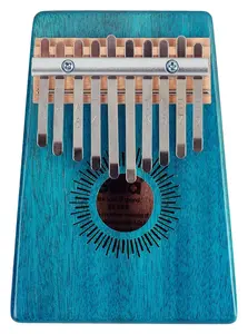 Sela Kalimba Mahogany 10 Blue
