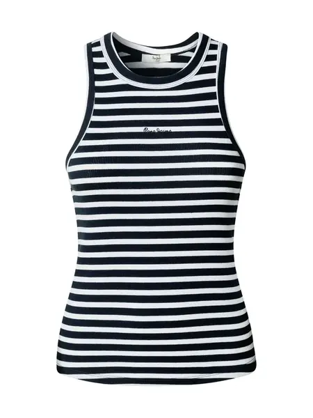 Pepe Jeans Top 'Marian'  ultramarínová / biela