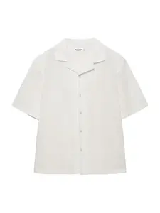 Pull&Bear Košeľa  šedobiela