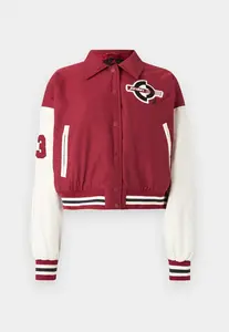 Jordan Prechodná bunda 'VARSITY'  červená / čierna / biela